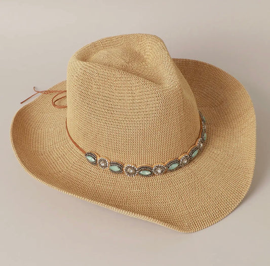 Durango Cowboy Hat with Jeweled Bet