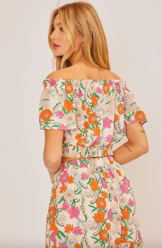 Floral Off-Shoulder Top